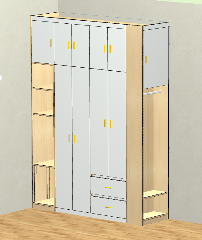 Remote eye remote docking customer customer scan the code to view the design 3D renderings electronic confirmation