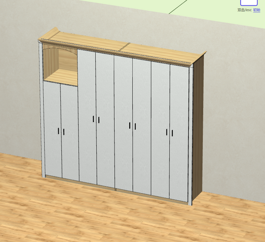 The cabinet software only needs to draw a diagram and split the order data to save time and labor