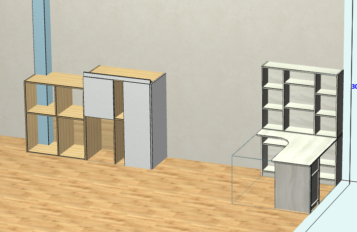 The cabinet software is a horizontal and vertical six-sided drawing cabinet, which can be operated by mobile phones, computers and tablets, and can be used in three days