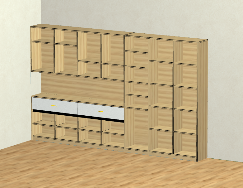 The front and back ends are integrated, and there is no need for CAD-based cabinet design and order splitting software, including docking with all domestic equipment