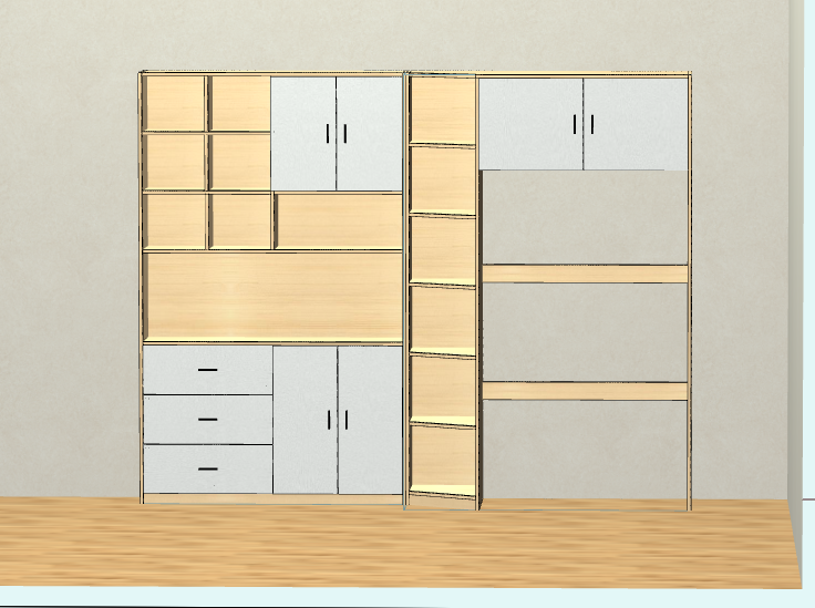You only need to draw a diagram of the panel furniture design and order splitting software, renderings, order splitting data, and design to production in one