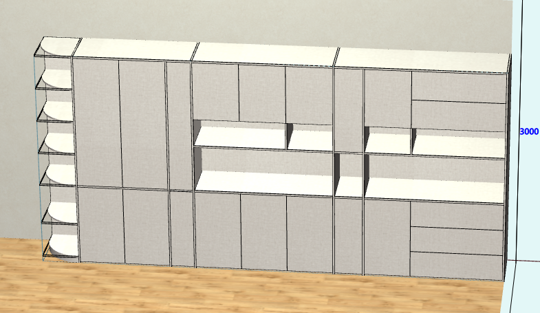 The cabinet software only needs to draw a diagram and split the order data to save time and labor
