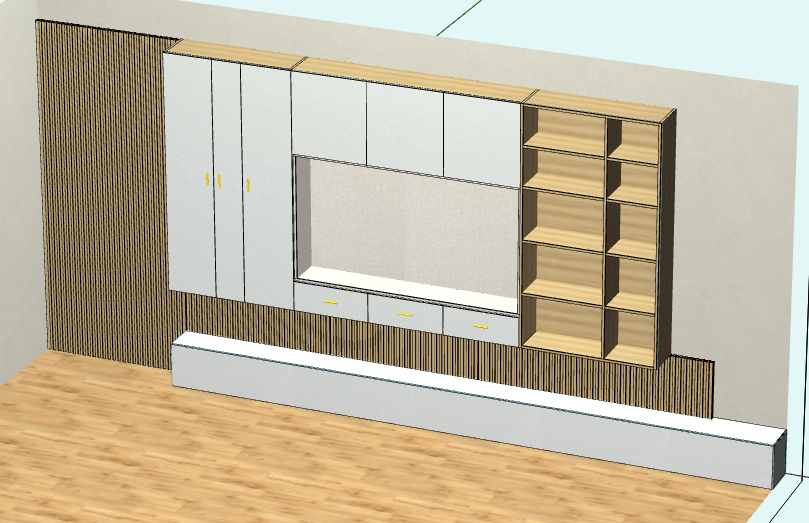 Panel furniture design and order splitting software, mobile phone and tablet design, computer material production, three-end synchronization