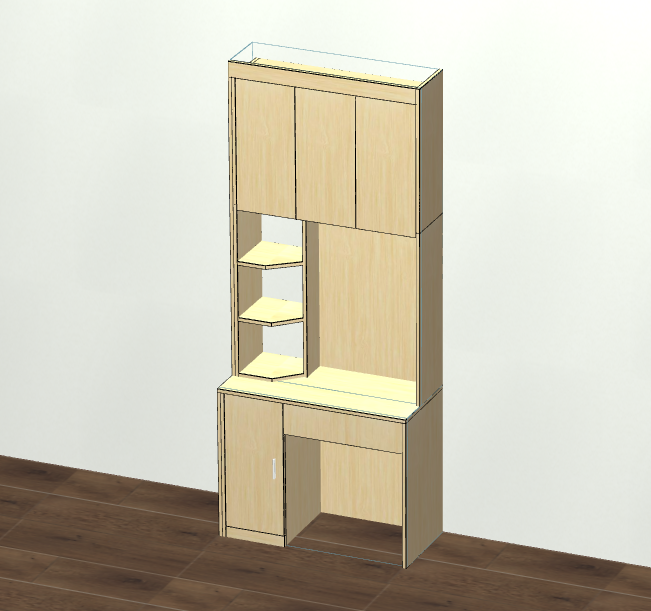 Cabinet software makes the design easier, and there is no need to understand the basics of CAD