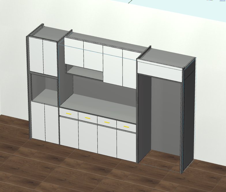 The cabinet software only needs to draw a diagram and split the order data to save time and labor