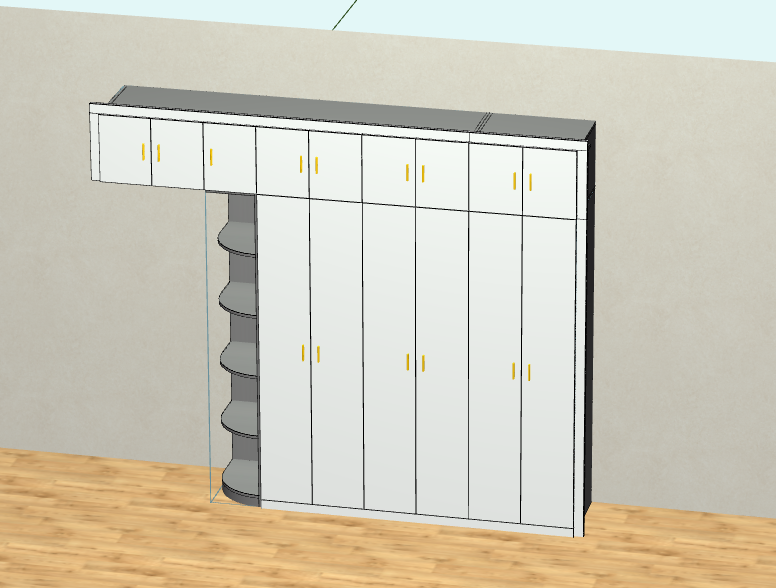 The cabinet software is unprecedentedly simple, and novices, carpentry masters, and installers can use a single rendering production software