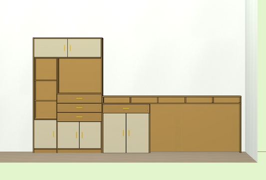 The cabinet software only needs to draw a diagram and split the order data to save time and labor