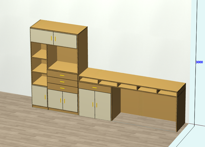 The cabinet software only needs to draw a diagram and split the order data to save time and labor