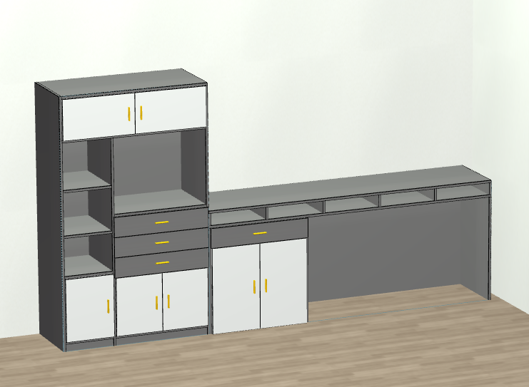 Panel furniture design and order splitting software, mobile phone and tablet design, computer material production, three-end synchronization