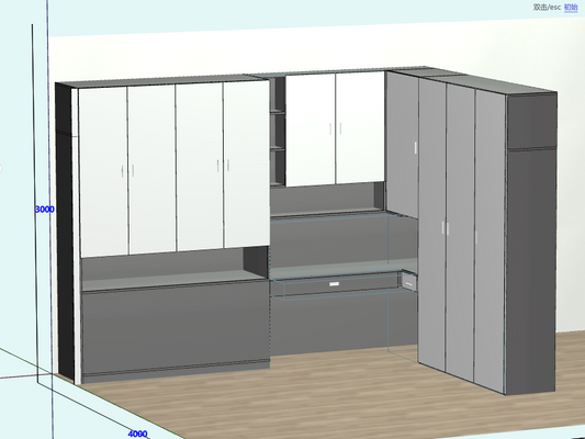 The cabinet software that can be drawn at the three ends of the mobile phone, computer and tablet can be drawn, and the number of logins is not limited, and the six-sided drawing can be connected to the cutting machine