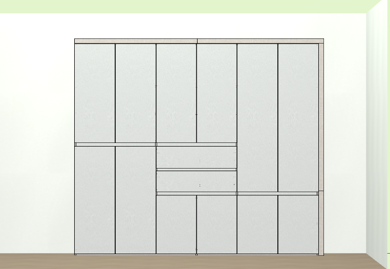 Panel furniture design and order dismantling software, one horizontal and one vertical six-sided painting cabinet, mobile phones, computers and tablets can be operated, and you can get started in three days