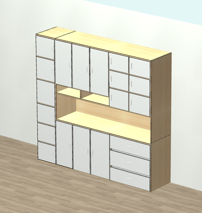 The front and back ends are integrated, and there is no need for CAD-based cabinet design and order splitting software, including docking with all domestic equipment