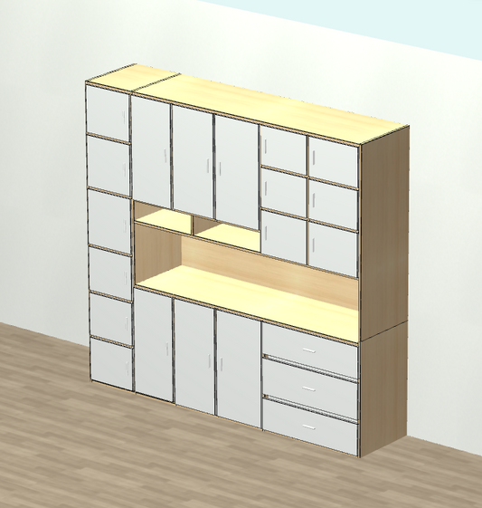 The front and back ends are integrated, and there is no need for CAD-based cabinet design and order splitting software, including docking with all domestic equipment