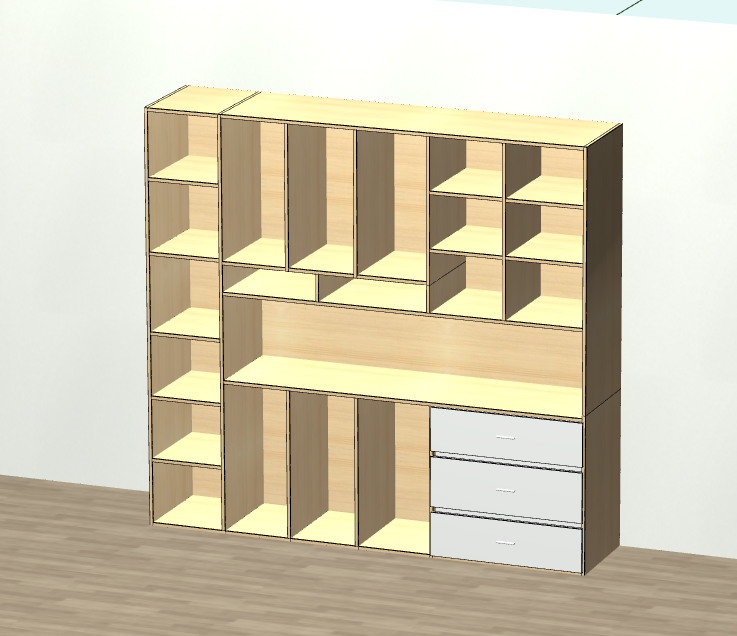 The front and back ends are integrated, and there is no need for CAD-based cabinet design and order splitting software, including docking with all domestic equipment