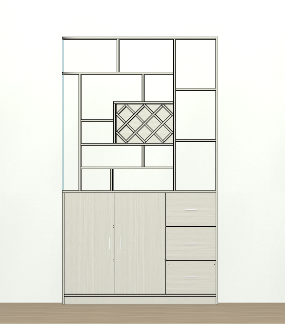 You only need to draw a diagram of the panel furniture design and order splitting software, renderings, order splitting data, and design to production in one