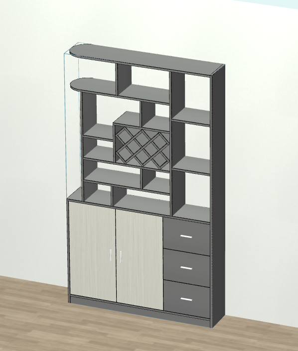 You only need to draw a diagram of the panel furniture design and order splitting software, renderings, order splitting data, and design to production in one