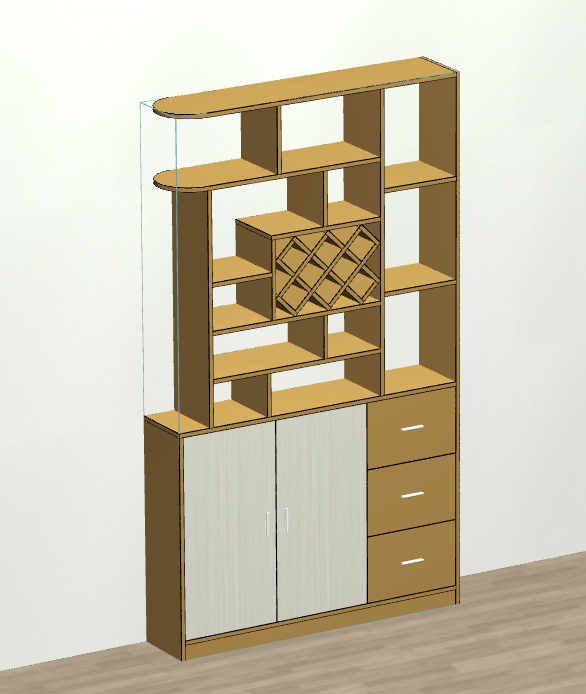 You only need to draw a diagram of the panel furniture design and order splitting software, renderings, order splitting data, and design to production in one