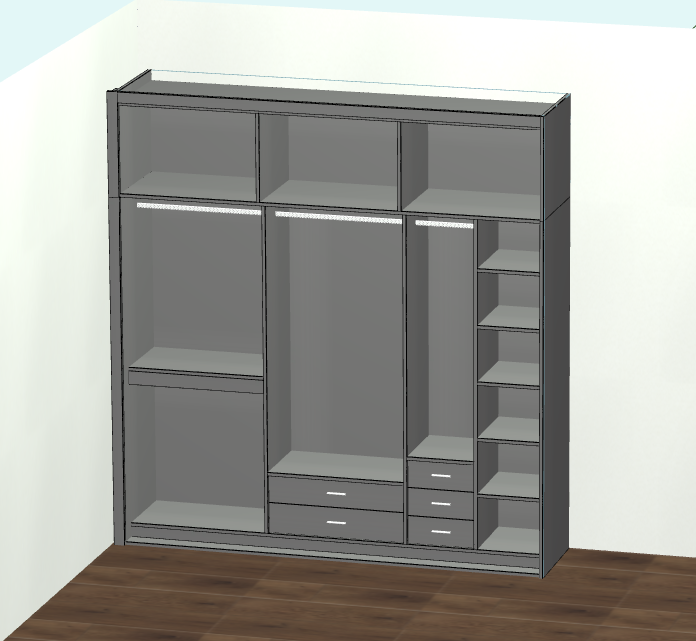 Without CAD-based order splitting software, it can be used online by multiple people at the same time, and the cabinet software is simple and convenient to operate