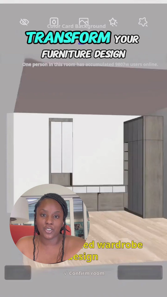 Remote eye remote docking customer customer scan the code to view the design 3D renderings electronic confirmation
