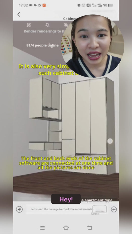 Panel furniture design and order splitting software, mobile phones, tablets, and computers can be drawn online to help the factory grow 3 times