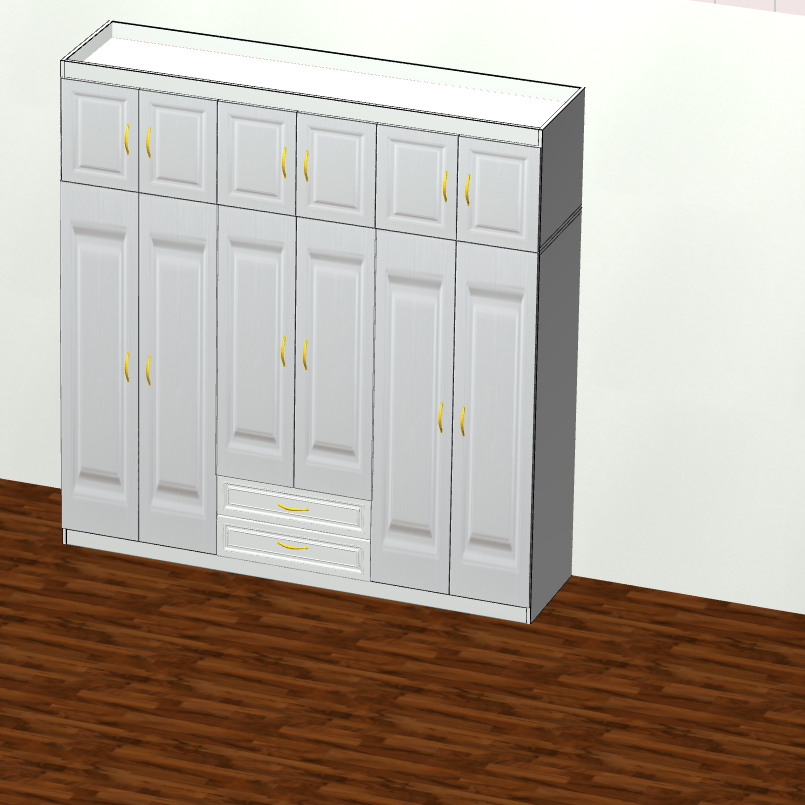 The cabinet software is a good helper for the whole house customization, and the design and production are integrated!
