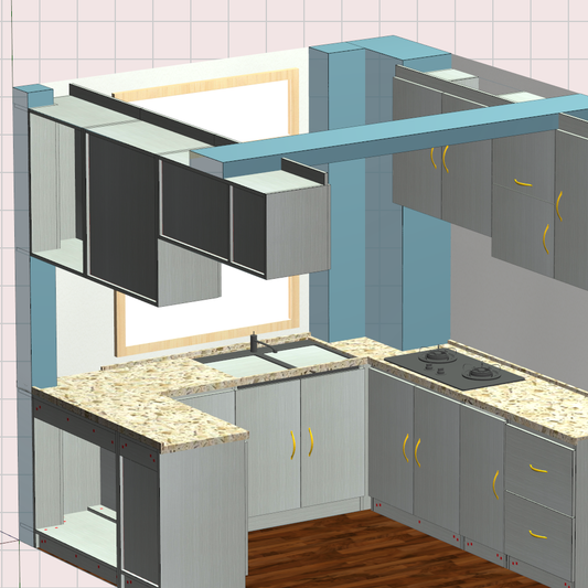 this fool-like operation of the splitting software one horizontal and one vertical six-sided painting cabinet mobile phone, computer, tablet can be operated without CAD foundation can be started in three days