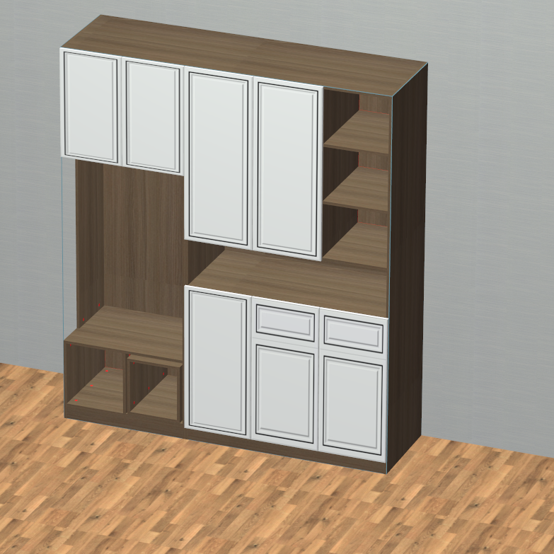 If you can't hire a designer and don't know CAD software, then try this cabinet for fools