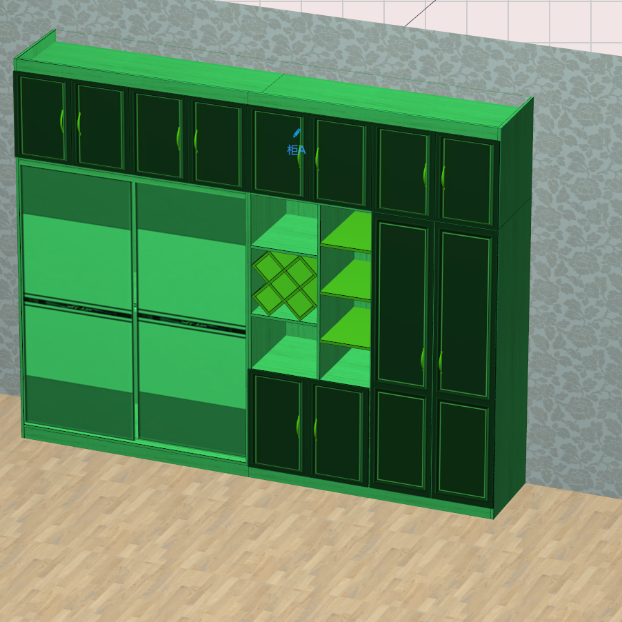 You only need to draw a diagram of the panel furniture design and order splitting software, renderings, order splitting data, and design to production in one