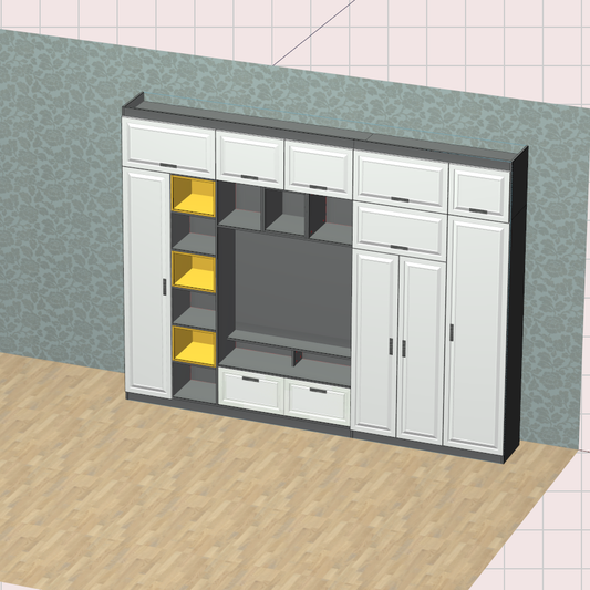 Without CAD-based order splitting software, it can be used online by multiple people at the same time, and the cabinet software is simple and convenient to operate