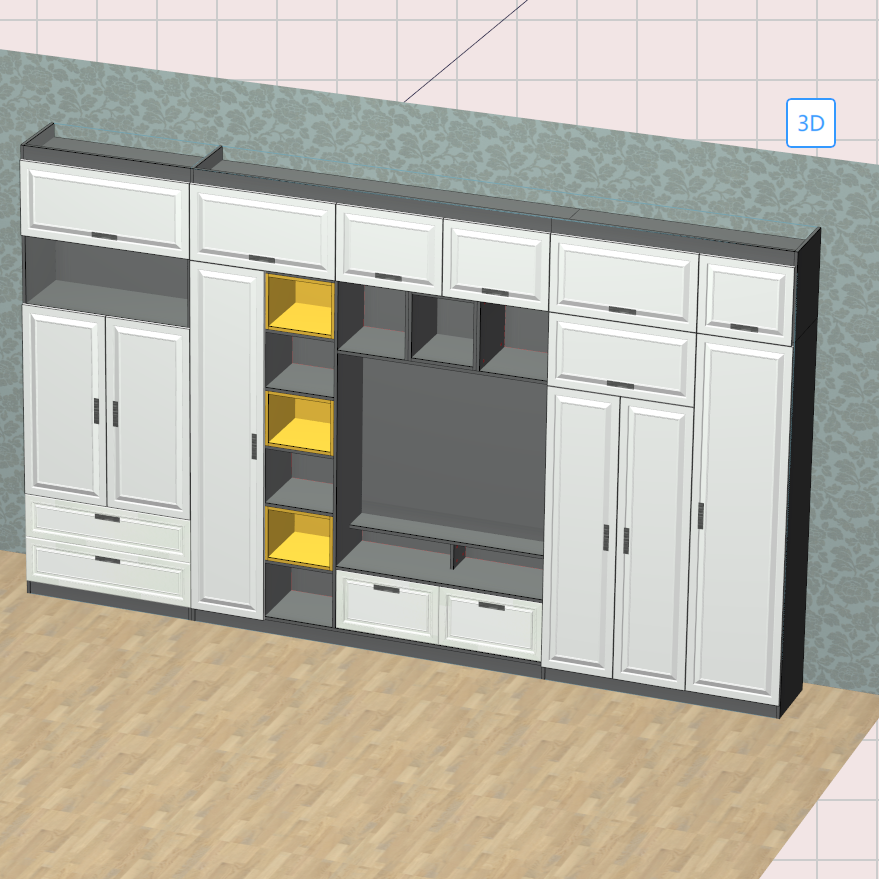 Without CAD-based order splitting software, it can be used online by multiple people at the same time, and the cabinet software is simple and convenient to operate