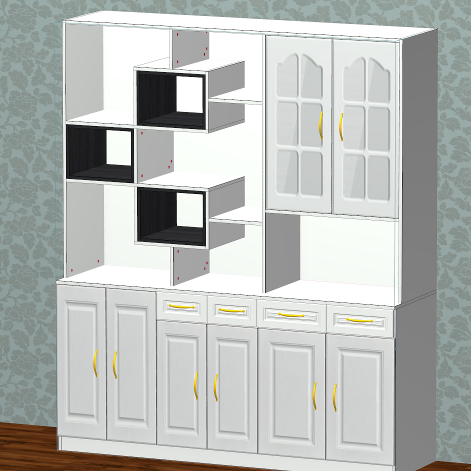 Cabinet software, simple operation, docking production, saving labor for the factory! Reduce costs! Improve the efficiency of design order splitting