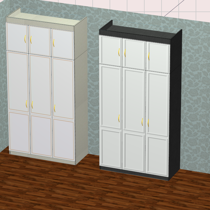 Cabinet software, one horizontal and one vertical six-sided drawing cabinet, one-click order splitting, quotation, CAD export!