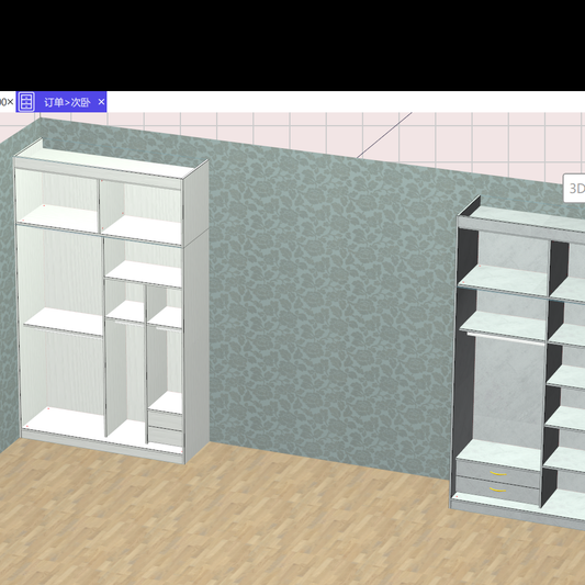 this fool-like operation of the splitting software one horizontal and one vertical six-sided painting cabinet mobile phone, computer, tablet can be operated without CAD foundation can be started in three days