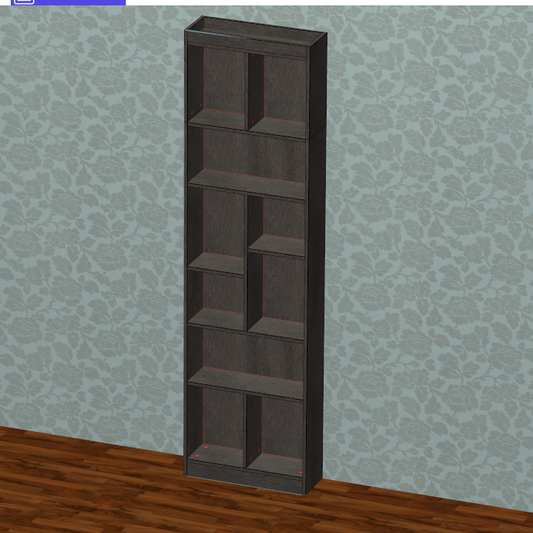 With this cabinet for dummies, you don't need to hire a designer, and you don't need a CAD software foundation