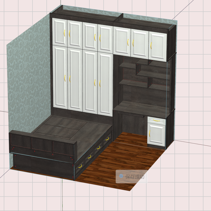 The cabinet software only needs to draw a diagram and split the order data to save time and labor