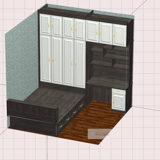 The cabinet software only needs to draw a diagram and split the order data to save time and labor