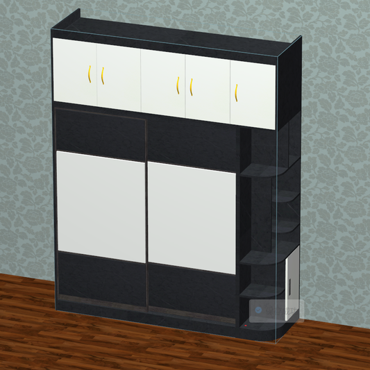 If you can't hire a designer and don't know CAD software, then try this cabinet for fools