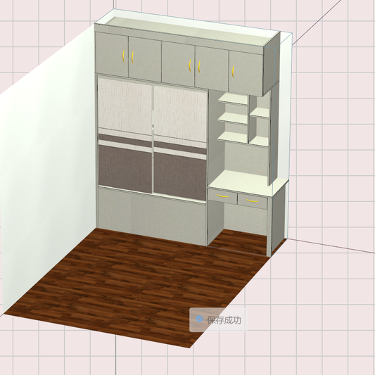 With this cabinet for dummies, you don't need to hire a designer, and you don't need a CAD software foundation