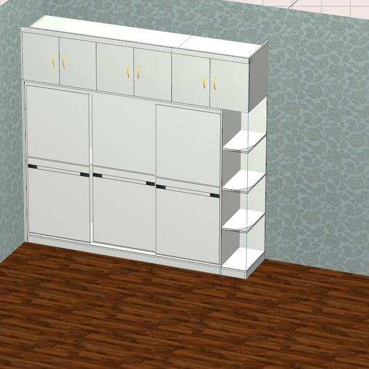 Without CAD-based order splitting software, it can be used online by multiple people at the same time, and the cabinet software is simple and convenient to operate