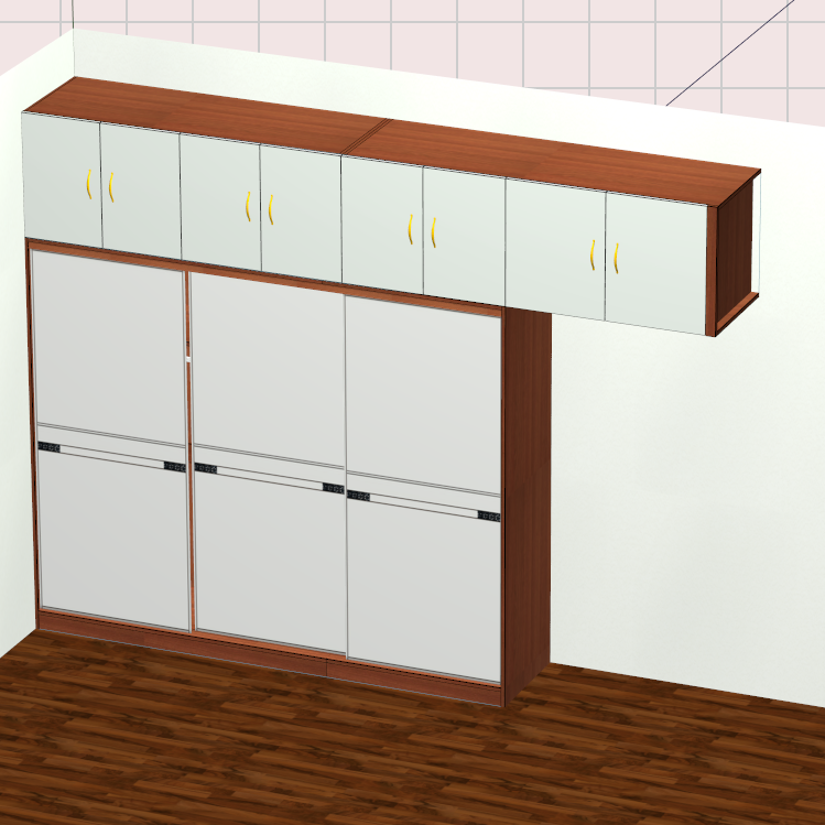 Panel furniture design and order dismantling software, one horizontal and one vertical six-sided painting cabinet, mobile phones, computers and tablets can be operated, and you can get started in three days