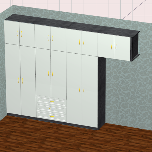 Cabinet software makes the design easier, and there is no need to understand the basics of CAD