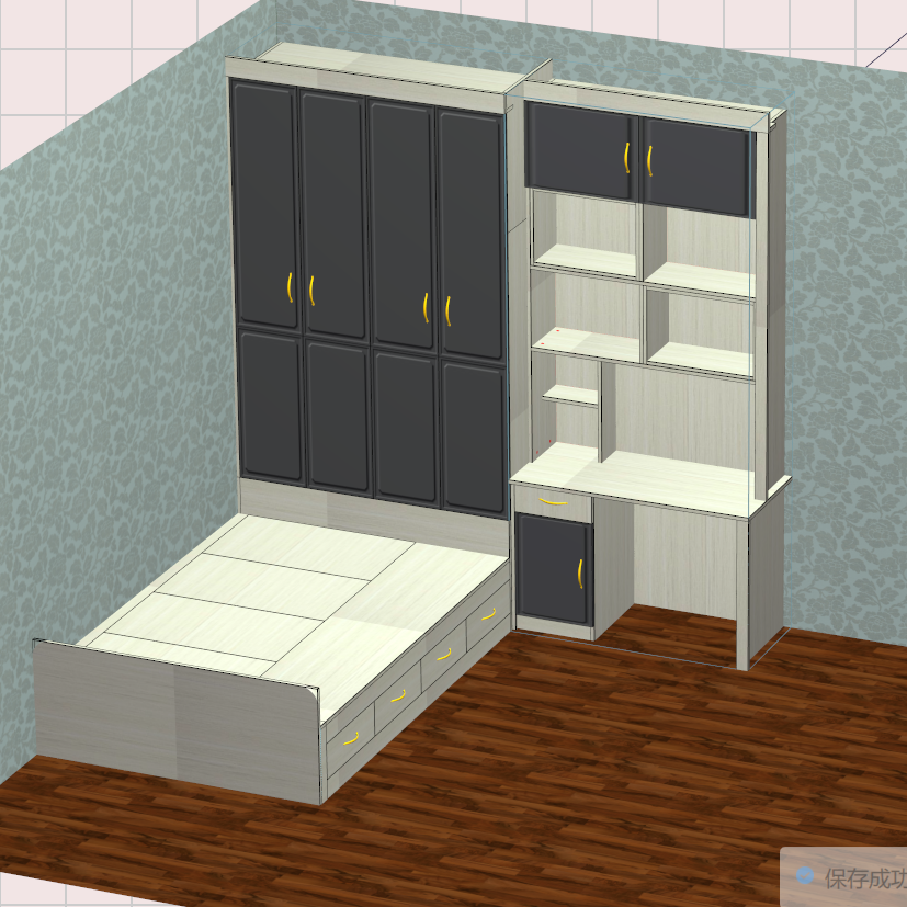 Panel furniture design and order splitting software, mobile phone and tablet design, computer material production, three-end synchronization