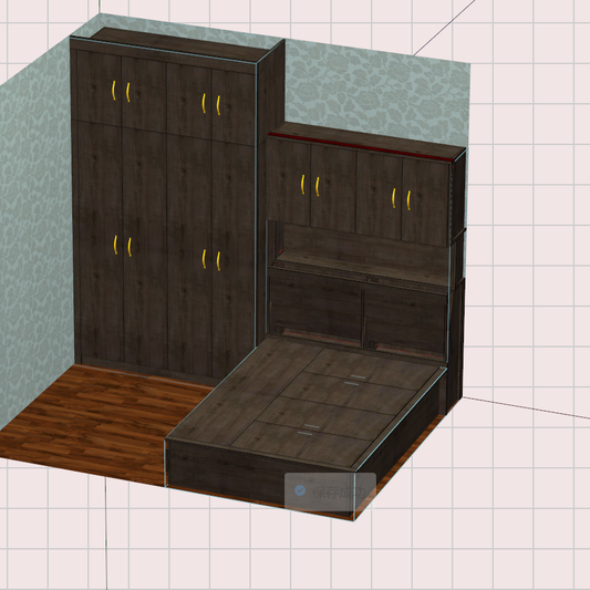 With this cabinet for dummies, you don't need to hire a designer, and you don't need a CAD software foundation