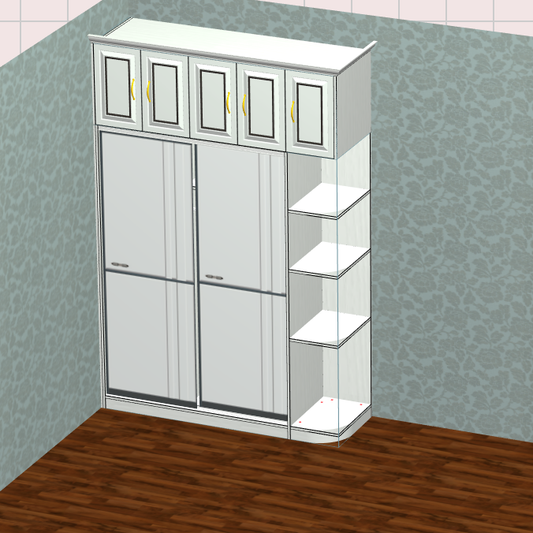 You only need to draw a diagram of the panel furniture design and order splitting software, renderings, order splitting data, and design to production in one