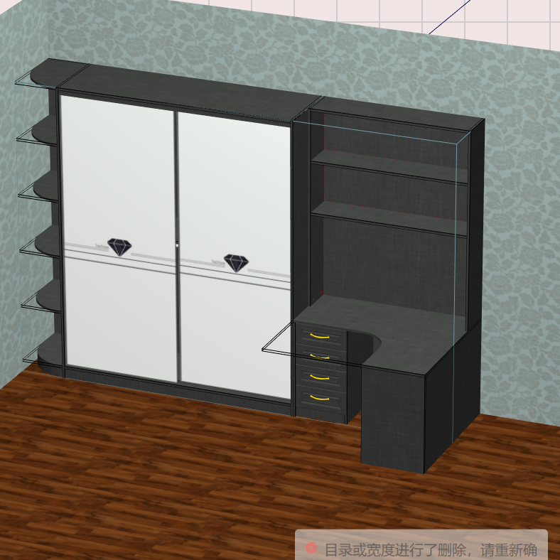 Panel furniture design and order dismantling software, one horizontal and one vertical six-sided painting cabinet, mobile phones, computers and tablets can be operated, and you can get started in three days