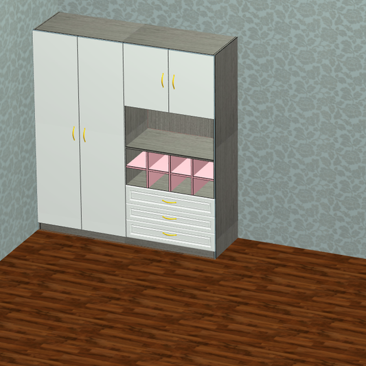 Cabinet software makes the design easier, and there is no need to understand the basics of CAD
