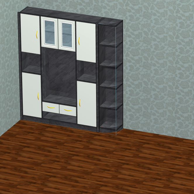 Cabinet software, simple operation, docking production, saving labor for the factory! Reduce costs! Improve the efficiency of design order splitting