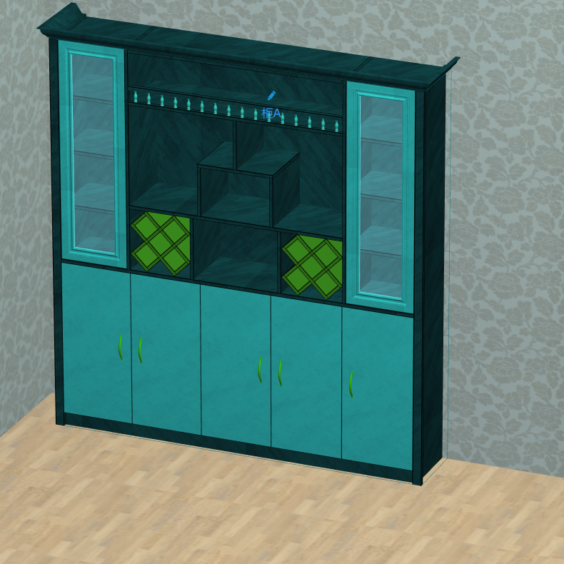 this fool-like operation of the splitting software one horizontal and one vertical six-sided painting cabinet mobile phone, computer, tablet can be operated without CAD foundation can be started in three days