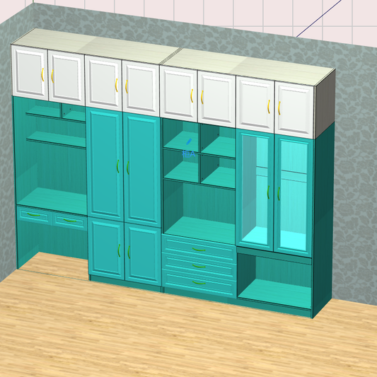 The front and back ends are integrated, and there is no need for CAD-based cabinet design and order splitting software, including docking with all domestic equipment