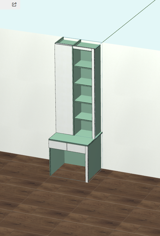 Remote eye remote docking customer customer scan the code to view the design 3D renderings electronic confirmation